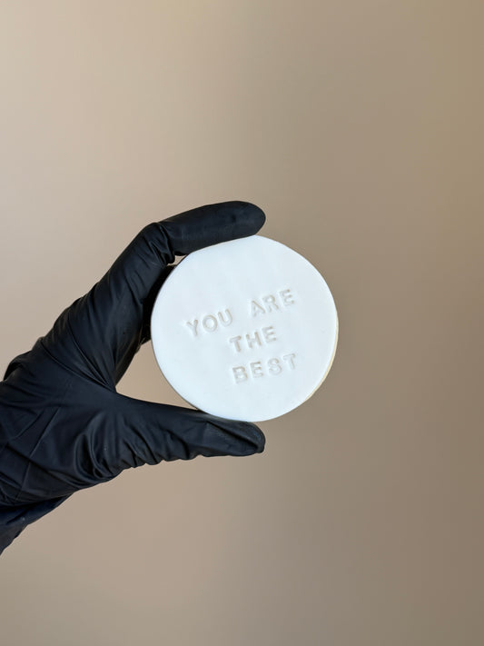 Design your own WHITE ROUND cookie