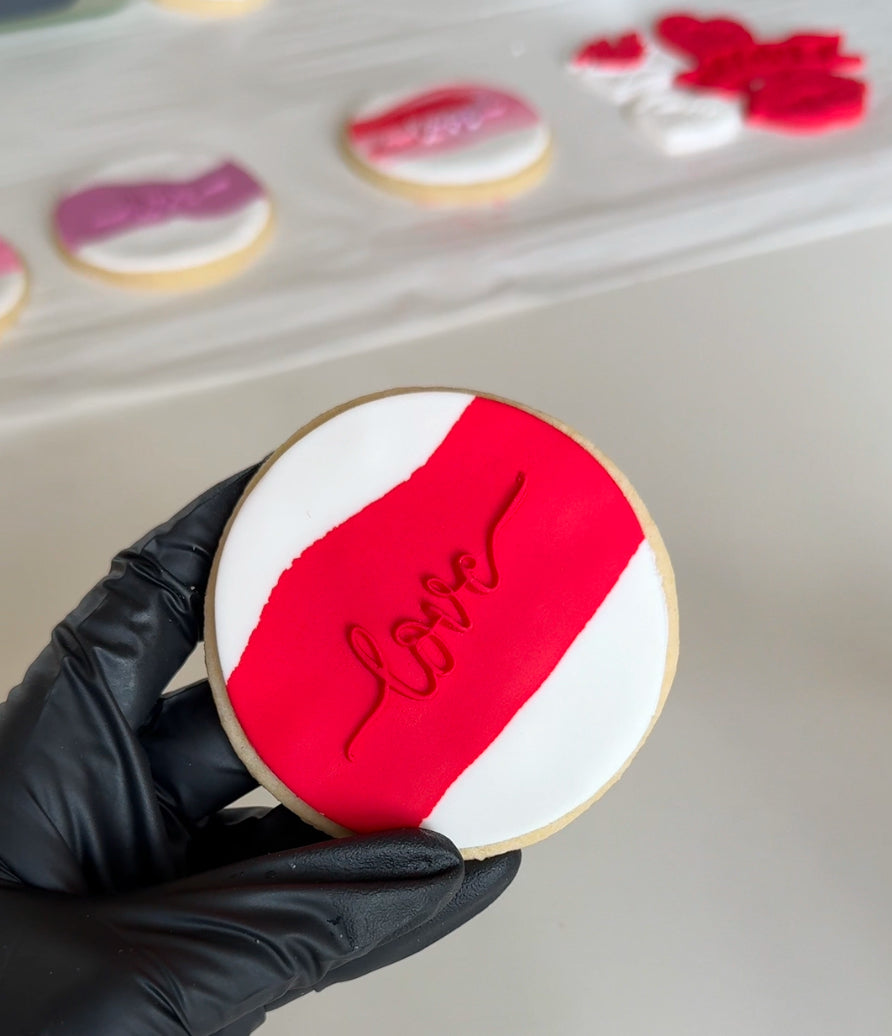 Valentine’s Day love cookies